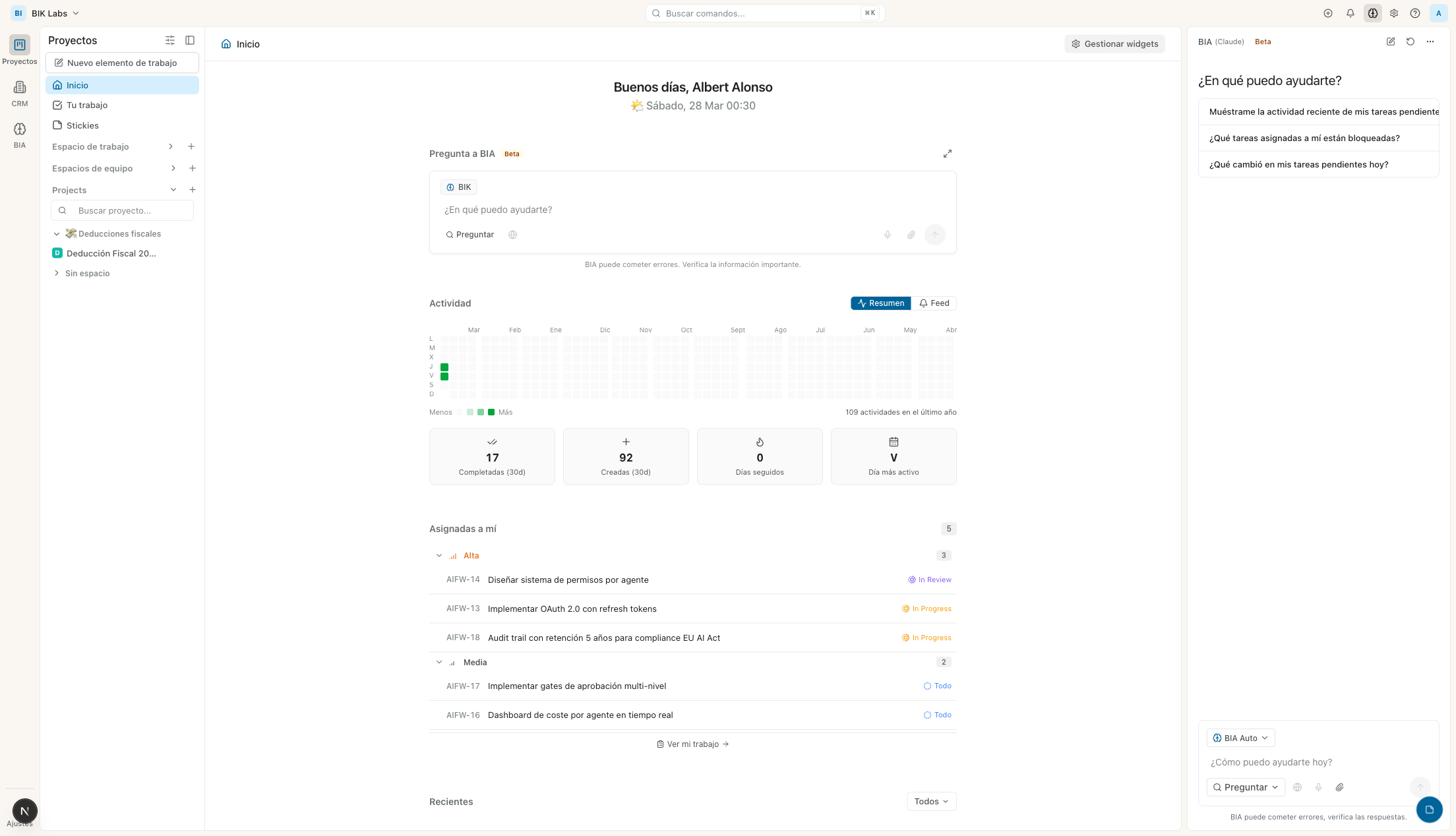 Ejecuta acciones, no solo responde